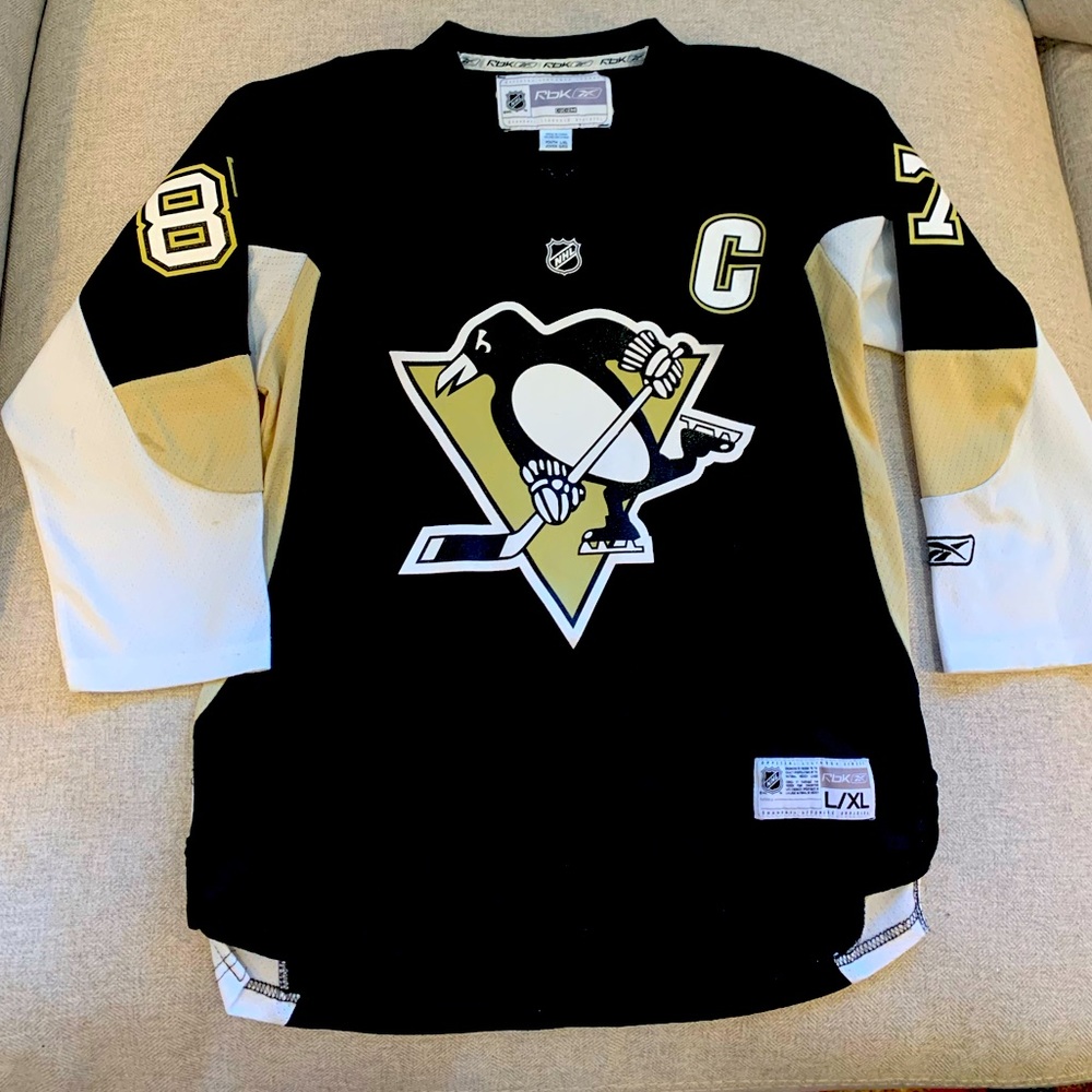 Youth L/XL Pittsburgh Penguin Crosby Jersey Reebok